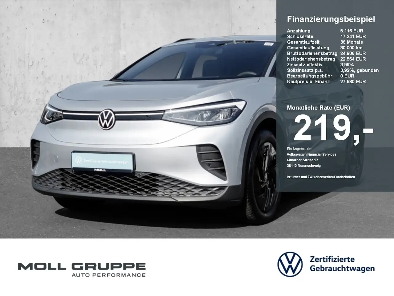 Volkswagen ID.4 Pro Performance NAVI LED PDC AUT