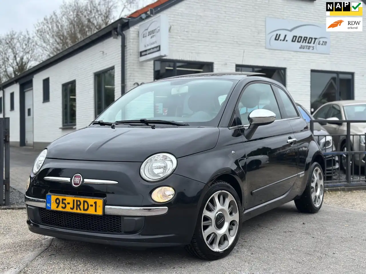 Fiat 500 1.2 Lounge automaat|pano/kanteldak!