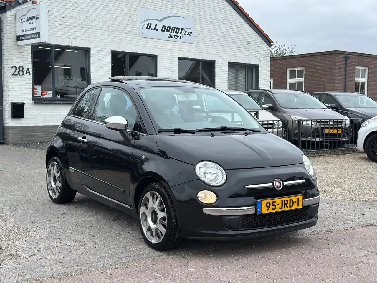 Fiat 500 1.2 Lounge automaat|pano/kanteldak!